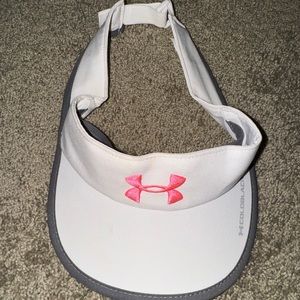 White under Armour hat